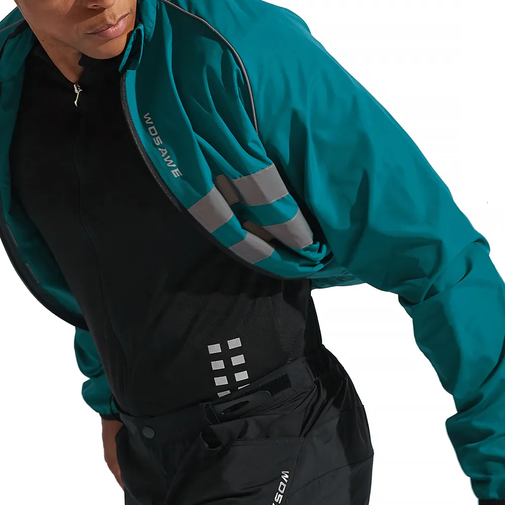 Chaquetas De Ciclismo WOSAWE Chaqueta De Ciclismo Hombre A Prueba
