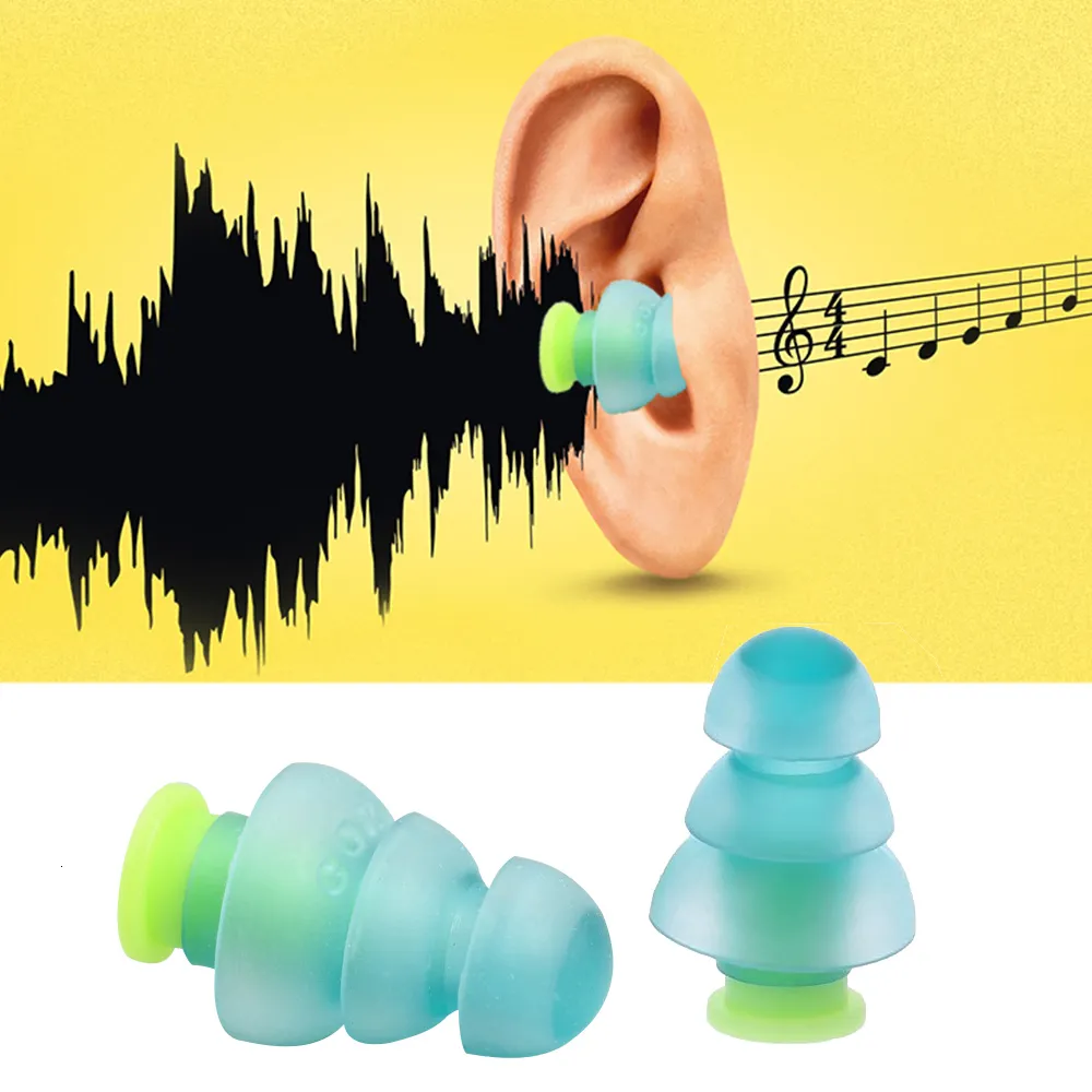 Ear Plug Accessory Waterproof Silicone Swim Earplugs - Noise Cancelling Ear Buds for ...