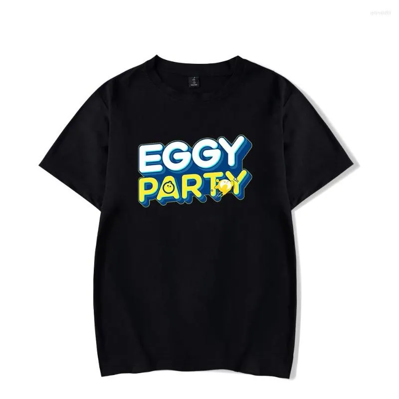メンズTシャツエッグパーティーTシャツクルーネック半袖ティーメンズレディース - トシャツハラジュクストリートウェア2023ゲーム面白い服