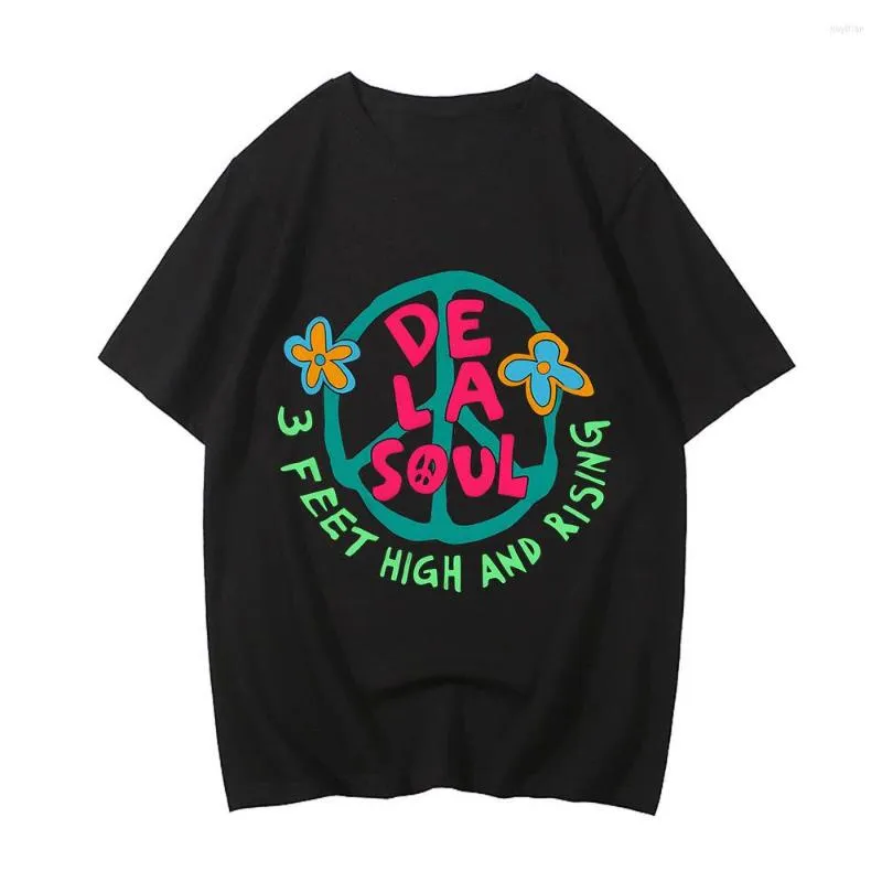 Men's T Shirts De La Soul Fashion Anime T-shirts Printed Graphic Tshirt Harajuku Casual Cotton Men/women Tee-shirt Cute Cartoon T-shirt