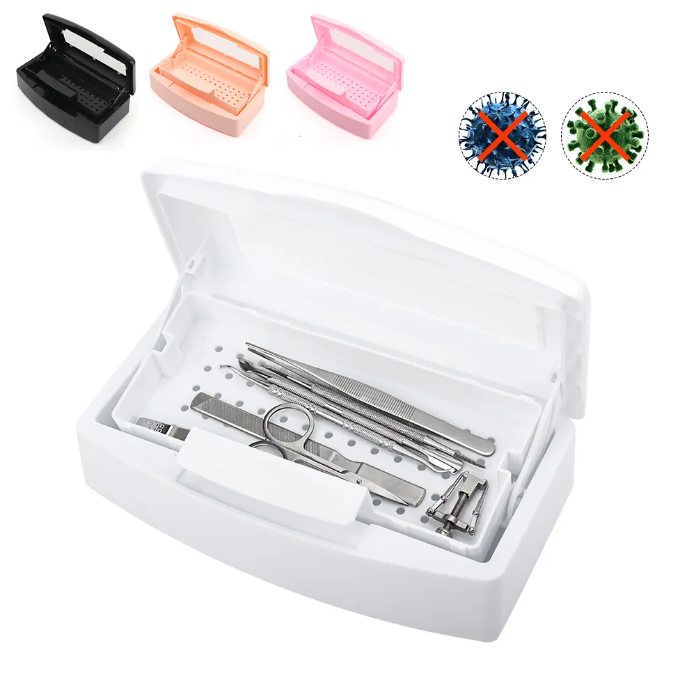 Professional Nail Tool Sterilizer Box - Salon-Grade Nail Art Implement ...