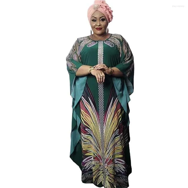 Vestidos Casuais 2023 Roupas rabes Tamanho Grande Burca Feminina Roupas Soltas Ind stria Pesada Passar Roupa Robe Diamante Vestido 8702