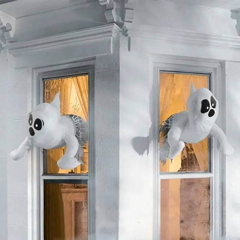 Other Event Party Supplies Halloween Bumping Window Ghost Window Decoration Broken Window Ghost Halloween Outdoor Door Window Wall Decoration 230616