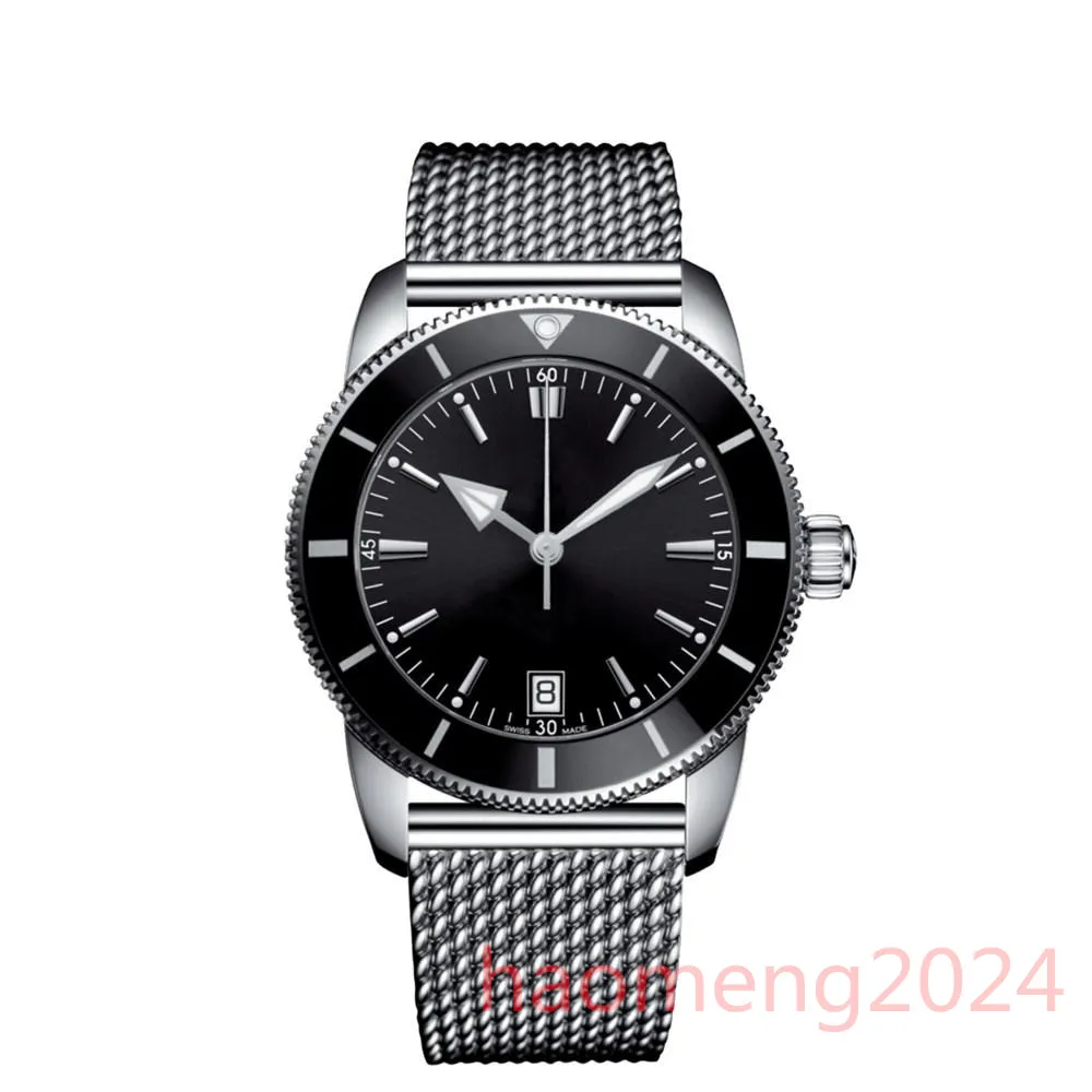 TOP AAA Luksusowy Breitling Supercean Heritage Watch 44 mm B20 STAL PET AUTOMATIC MECHANICZNY Ruch Pełna wysokiej jakości męska nadgarstka Was Wodoodporna Montre