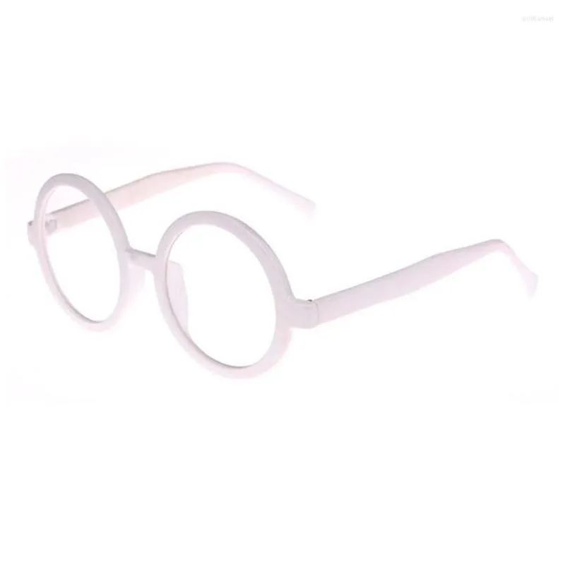 サングラスフレームベットレトロラウンドホワイトアイグラスフルリム特大アイウェアトップ品質ビンテージRXグラス光学眼鏡