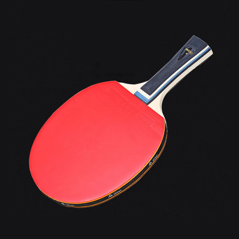 Tenis stołowy Raquets 1PCS rakieta z torbą 7 warstwowa ping pong nietoperz wiosła długa rączka pozioma chwyt typu pingpong trening 230616
