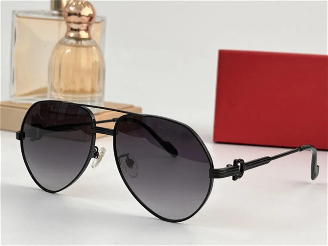 Hot Selling Designer Solglasögon för män och kvinnor Lyxdesigners Solglasögon Retro Eyewear Pilot Design UV400 Skydda Fashion Cool Model kommer med originalfodral