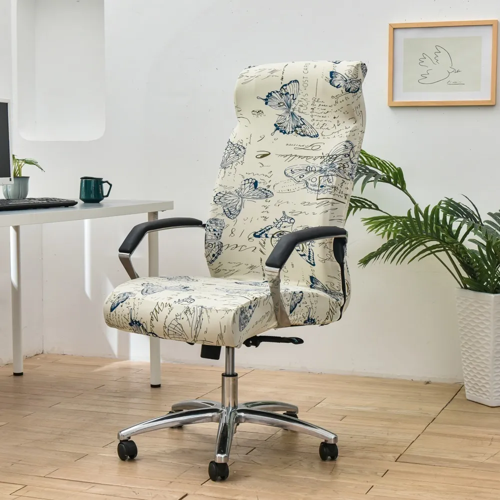 Floral Printed Elastic Stretch Office Chair Covers Anti Dirty Stretchy And Stretchable For Computer Office Gaming Desk Armchair 230616 From Wai10 9.44 DHgate.Com