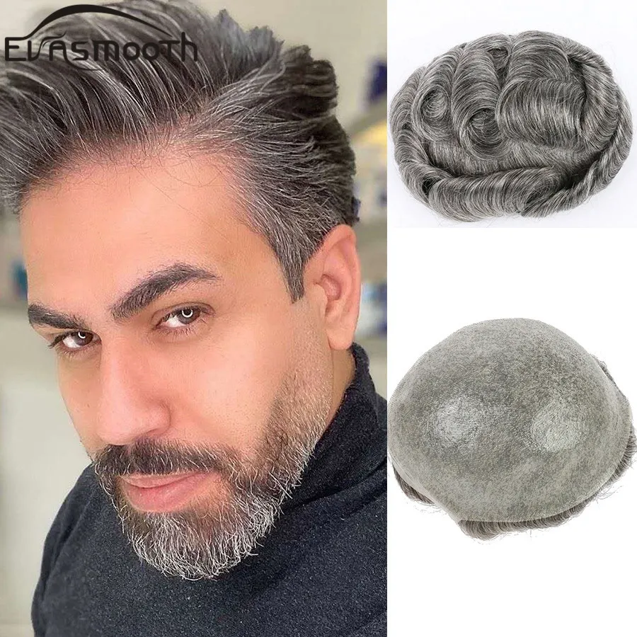 Perruques pour enfants pour hommes Perruque pour hommes Toupet de cheveux humains Peau mince Pu Prothèse masculine Système de remplacement indien Remy Pieces 230617