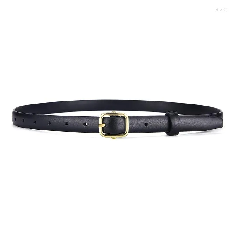 Belts Women's Belt Antique Retro Simple Fine Cut Edge