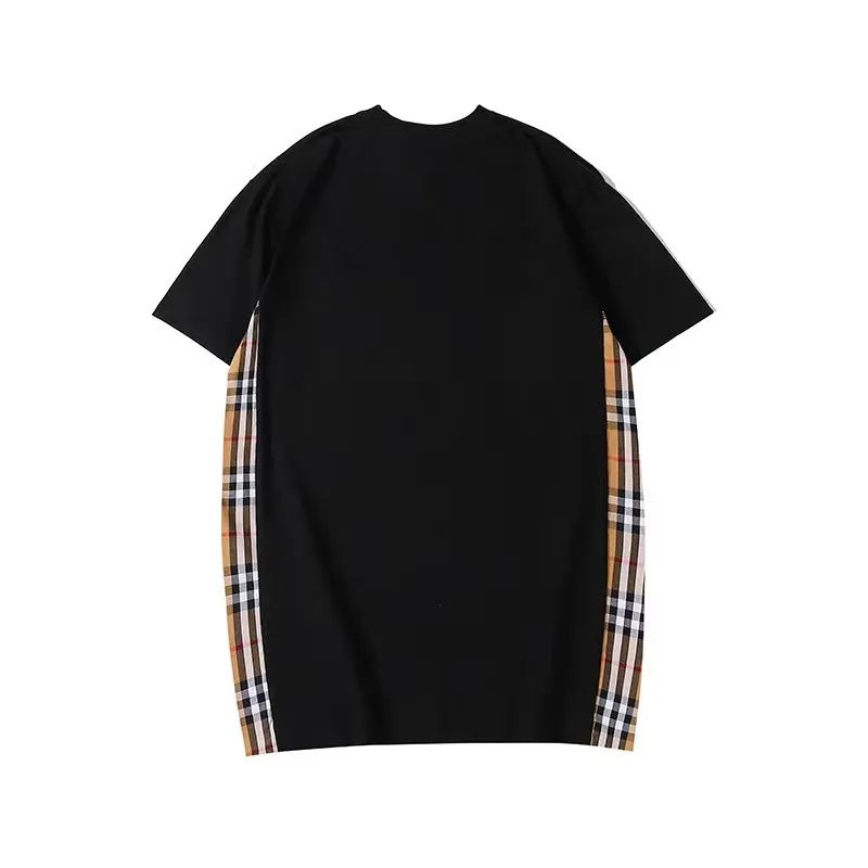 Black and white check t best sale shirt mens