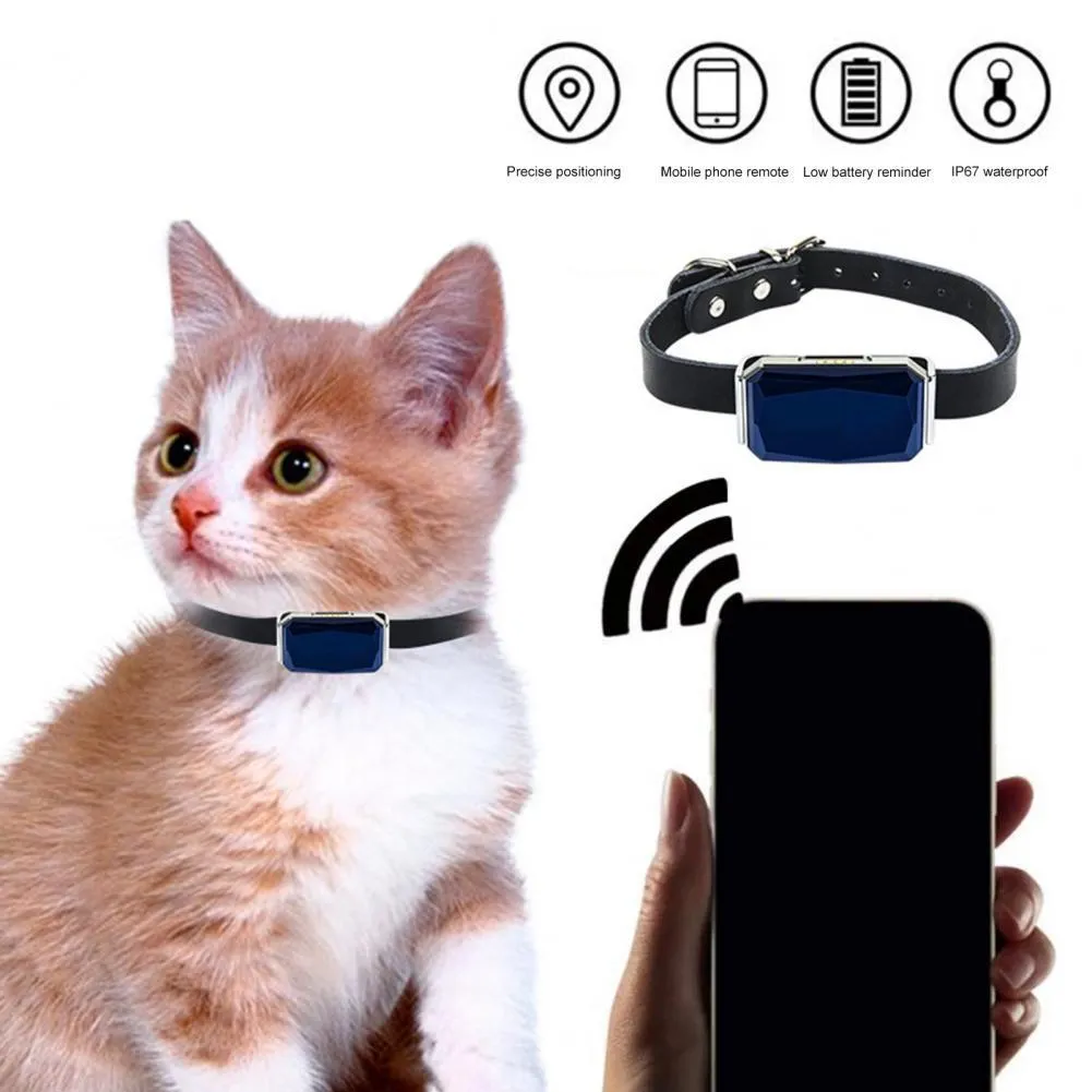 Другие поставки собак 1 Установите Good Pet Tracker Longing Pet воротник в прямом эфире, отслеживающая домашняя собака, кошка, трекер, воротниц высокий точный 230617