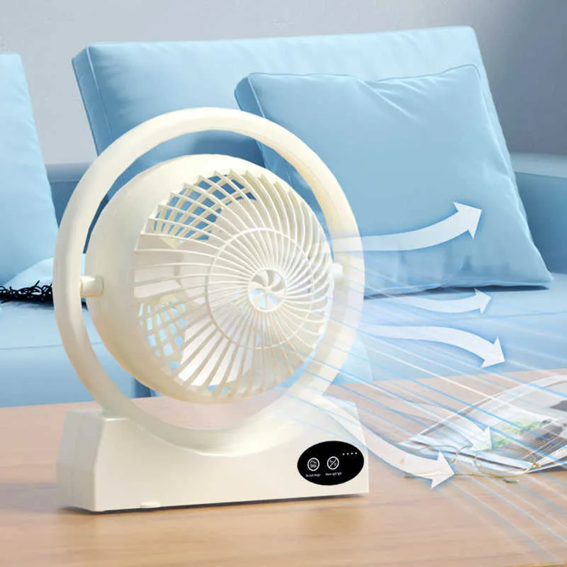 Elektrische Ventilatoren, multifunktionale Sprühzirkulation, USB-Aufladung, tragbar, Luft, kraftvoller Wind, elektrischer Schreibtisch