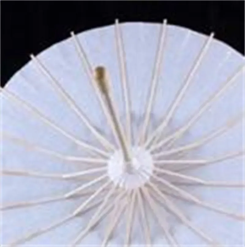 High-end bridal wedding parasols White paper umbrellas Chinese mini craft umbrella 4 Diameter wedding umbrellas 20 30 40 60cm Classic