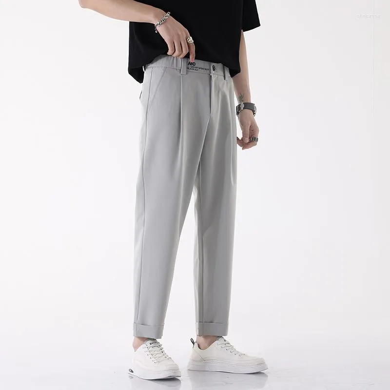 Ayla Straight Wide Leg Polycotton Ankle Length Pants | MEAN BLVD