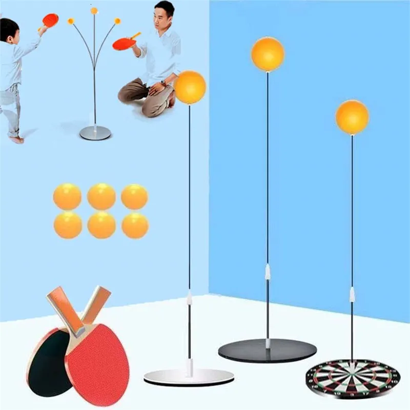 Racchette da ping pong Dispositivo di allenamento per ping pong Set di racchette da ping pong Portatile Intrattenimento genitore-figlio Allenamento fitness Home Vista Allenamento 230617