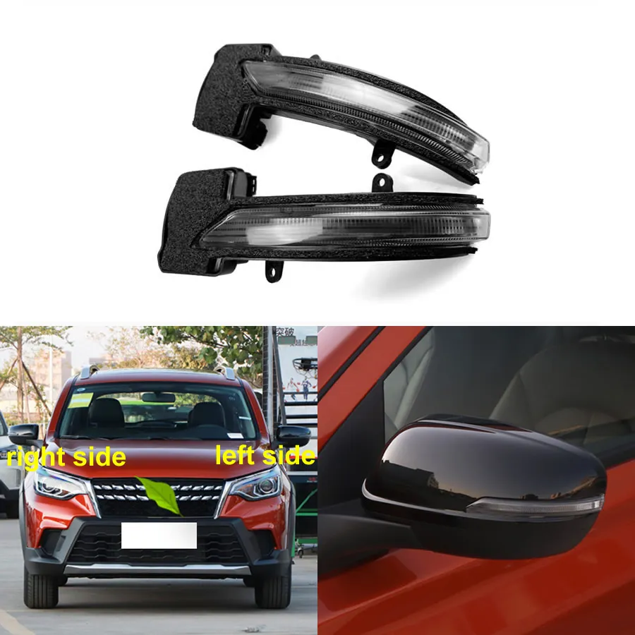 Per Nissan Venucia T70 2018-2021 / T90 2017-2021 Accessori per auto Specchietto retrovisore posteriore Indicatore di direzione Indicatore luminoso Lampada laterale