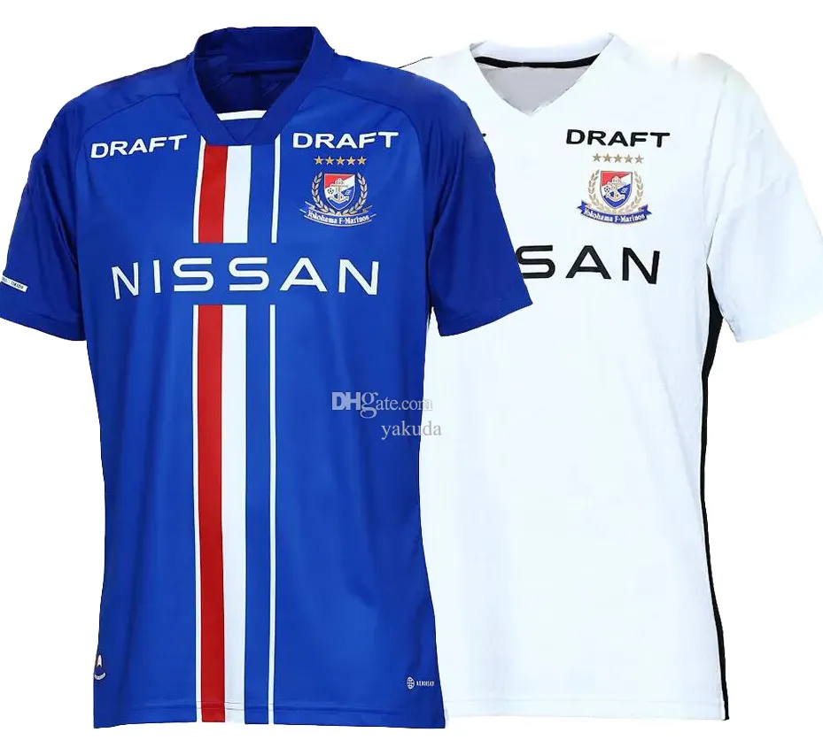 23-24 Yokohama F.Marinos Thaise kwaliteit voetbalshirts Maatwerk Voetbal lokale online winkel yakuda groothandel slijtage 7 ELBER 10 MARCOS JR. 19 SANE dhgate Korting Custom