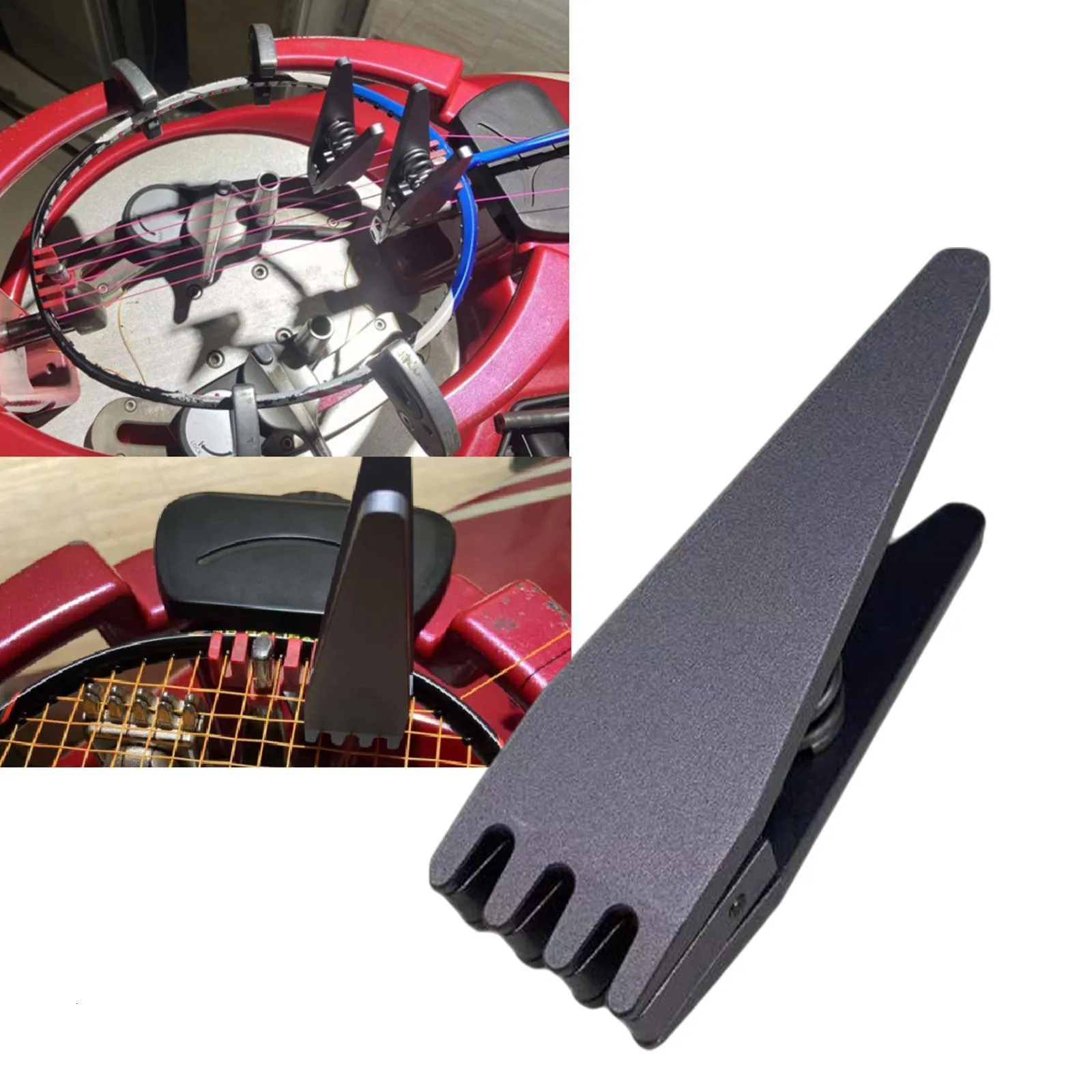 Badminton ShuttLecocks Flying Clamp Fixed Clip Stringing Machine 3 Prongs Ремонт аксессуар 230616