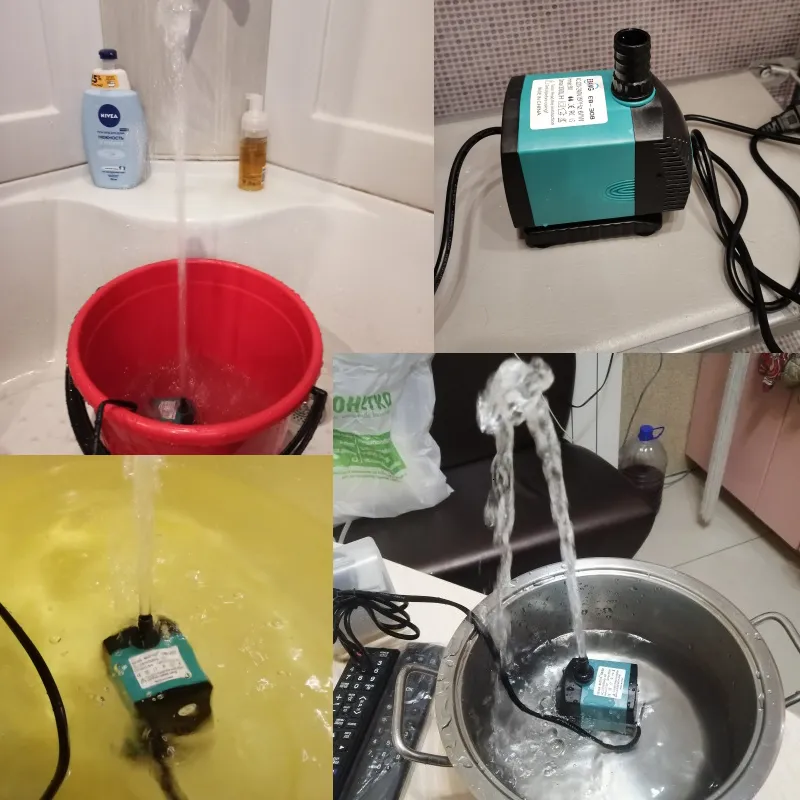 Bomba de agua sumergible para acuario, filtro ultrasilencioso para fuente,  estanque de peces, 3/6/10/15/25W, 220-240v