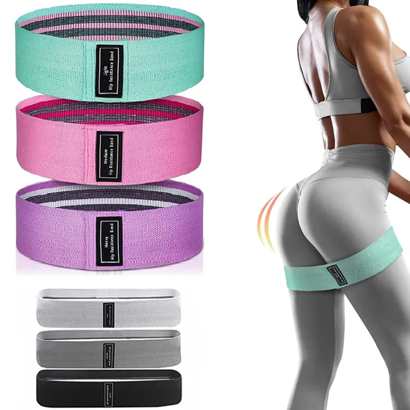 Resistance Bands Womens Fitness Band Buttocks Exercise Suitable for Training Hips Leg Elastic Cloth Rubber For Sport Equipment 230617