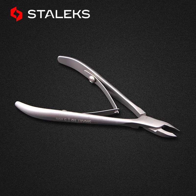 Cuticle Scissors STALEKS 3mm Professional Fingernail Toenail Cuticle Nipper Trimming High Precision Stainless Steel Dead Skin Cuticle Scissors 230616