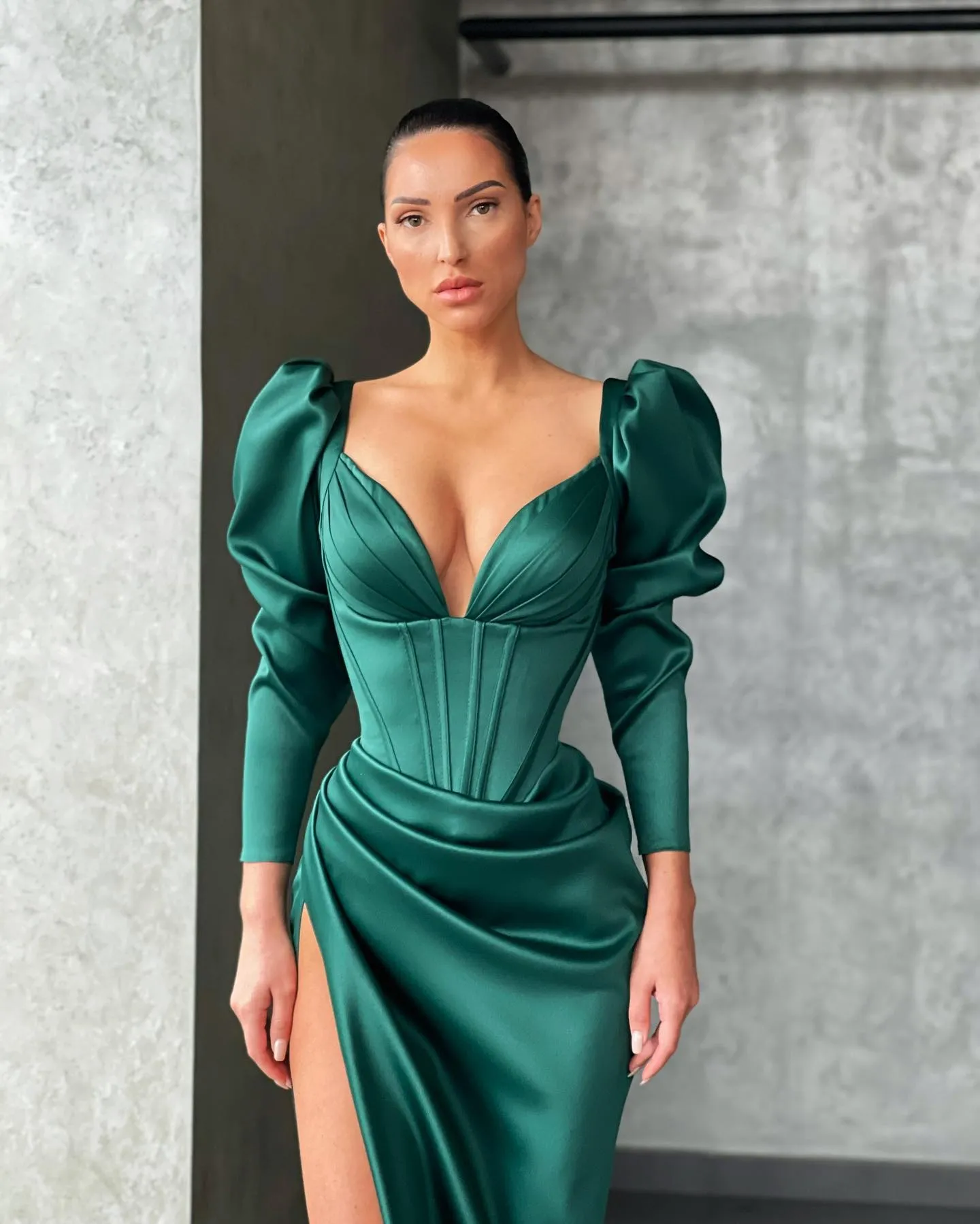 Green prom dresses, evening dresses,party dresses, sexy formal dress