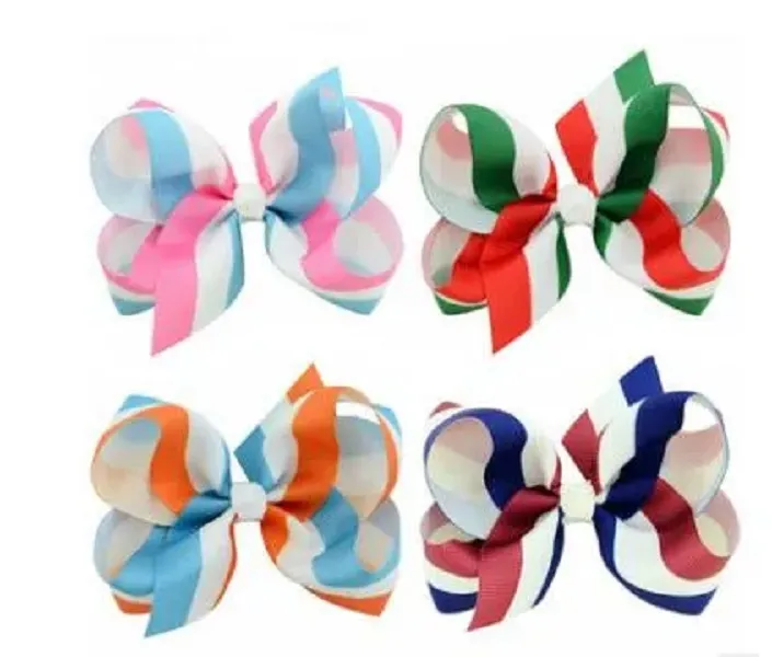 Girl Scottish Striped Hairclips Baby New Fashion Hair Wears Girls Head Wears Kids Hair Accessories Children Hair Products