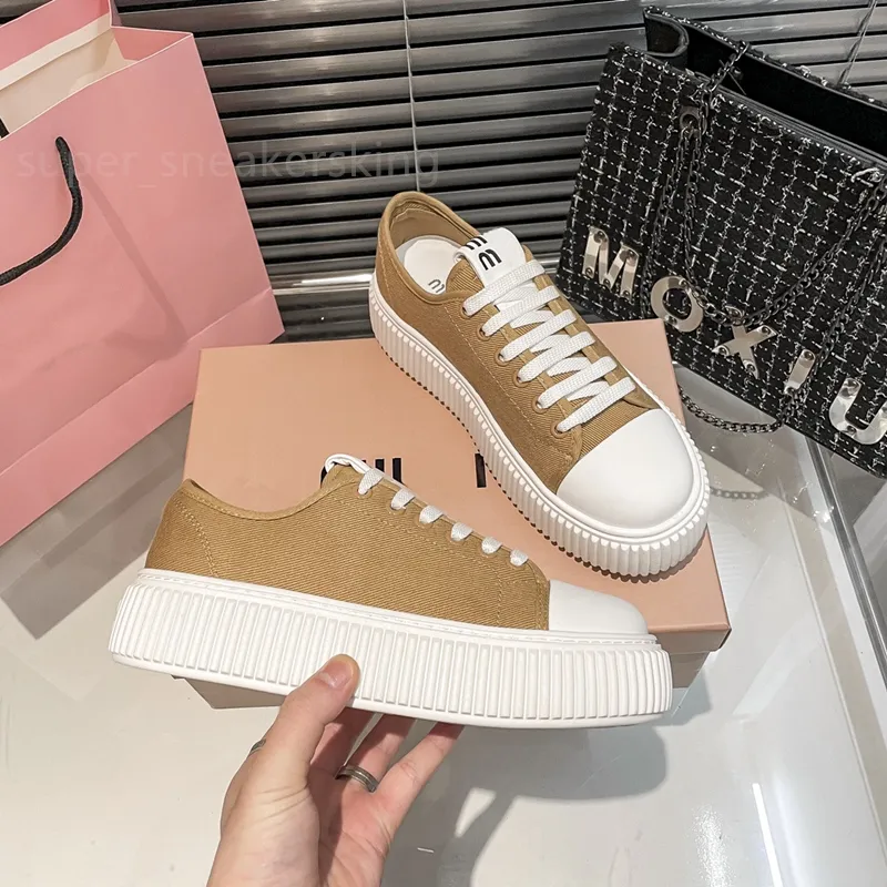 Designer Women shoes Leather Lace Up Fashion Platform Sneakers White Black womens Luxury Casual Shoes Chaussures de Espadrilles With box size 35-40