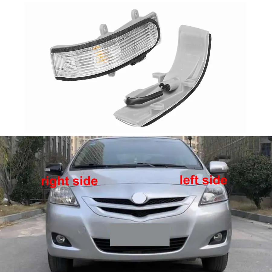 For Toyota Vios 2008 2009 2010 2011 2012 2013 Car Accessories Rearview Mirror Light Turn Signal Lamp Side Mirrors Indicato