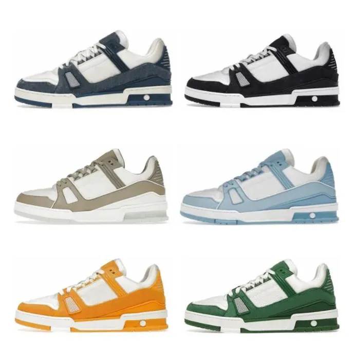 Calciatore di scarpe sportive maschile Coach da designer femminile Scarpe casual Casual Black Special Denim Green Blue Giallo Red Grey Grey Suede in Sumio in gomma Luxuria Sport Sports Casual Scarpe