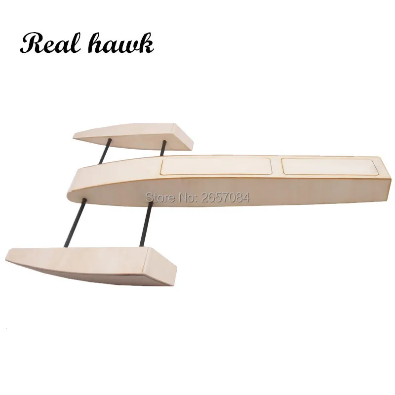 Electric RC Speed Boat 495mm Wooden Sponson Outrigger Shrimp