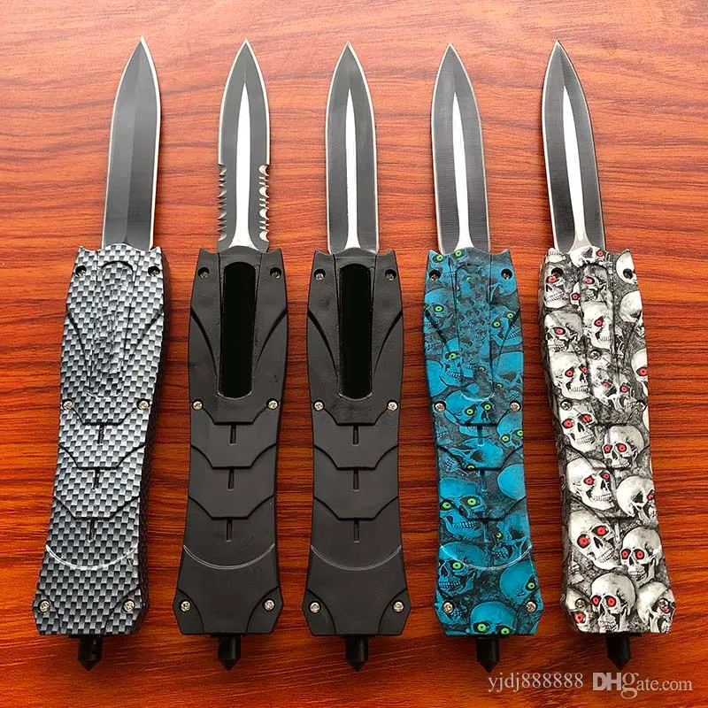 Coltello pieghevole automatico da banco BM a doppia azione 5 stile 440C Strumento EDC tattico UT85 UT88 Coltelli tascabili automatici 13 11 9 pollici 4600 3400 Migliore qualità