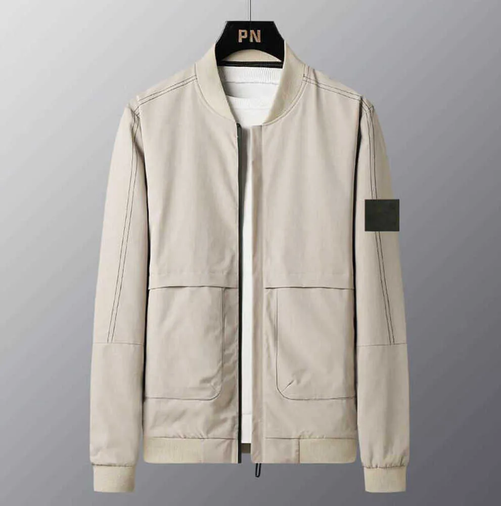 2023 Designer Mäns jackor Spring Ytterkläder Fashion Men's Stone Island Jacket Sport Ytterkläder Kläder Casual dragkedja Jackor Mäns cyklist Pullover