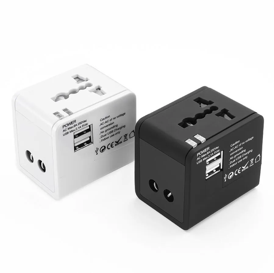 20W PD Worldwide Travel Adapter, Universal Plug PD QC3.0 USB Type C Fast Charging All In One