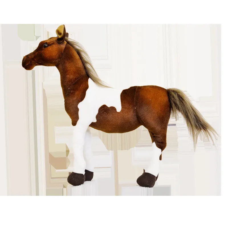 TOYANDONA Cavalo Appaloosa Cavalo De Brinquedo Realista Cavalo De Simulação  De Brinquedo Figura Do Cavalo Recheio De De Páscoa Brinquedos De Animais