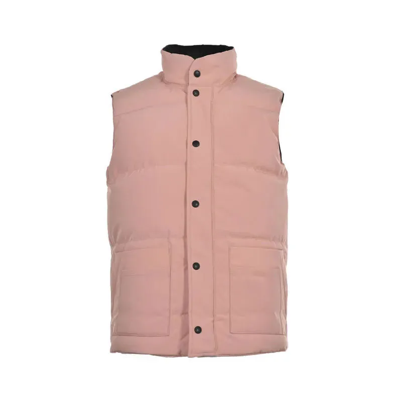 Herrvästar herrar gilet designer jacka väst lyx ner kvinna väst fjäderfylld material kappa grafit grå svart och vit blå pop par kappa size s m l xl