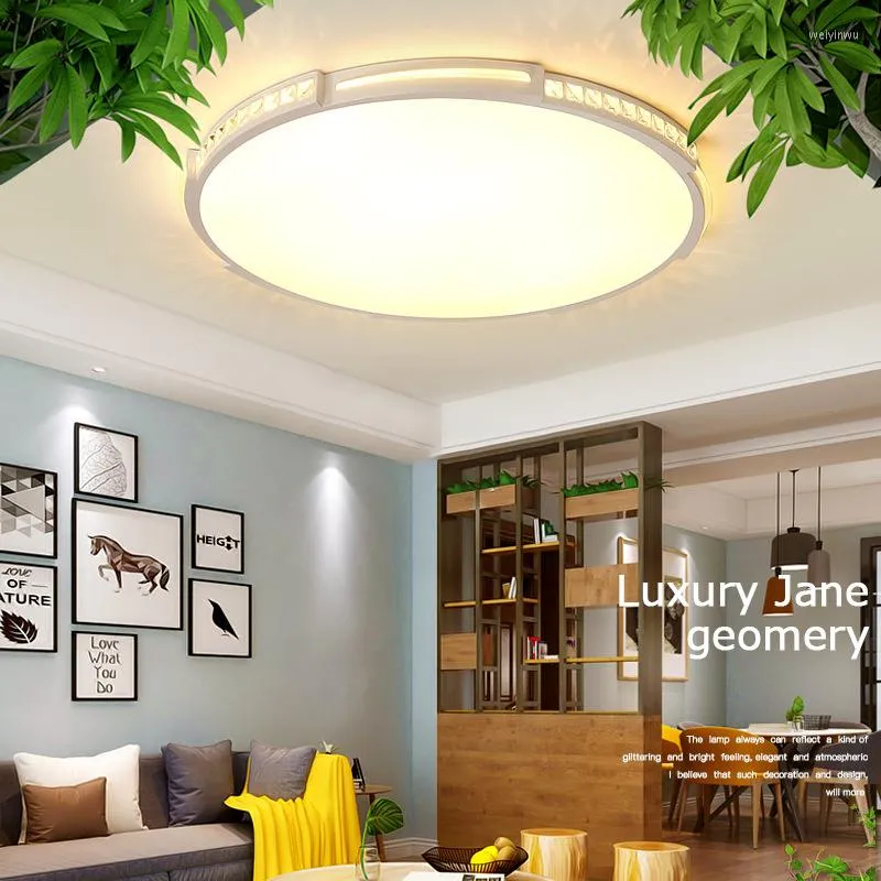 天井ライトランプデザインベッドルームライト豪華なメタルファブリックは家に導かれます