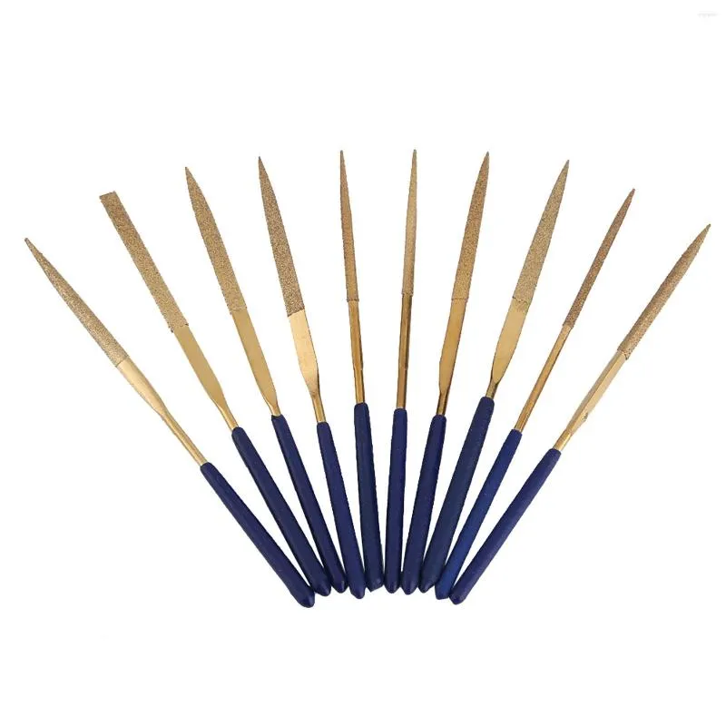 Bangle Titanium Alloy Coated Grinding Needle Files Set Repair Tools B