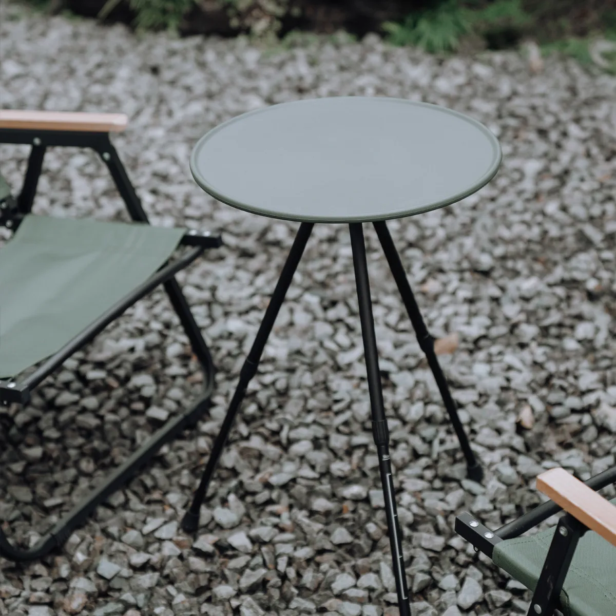 Lägermöbler utomhus aluminiumlegeringsbord vikning runt självdrivande reseutrustning levererar bärbar picknick camping 230617
