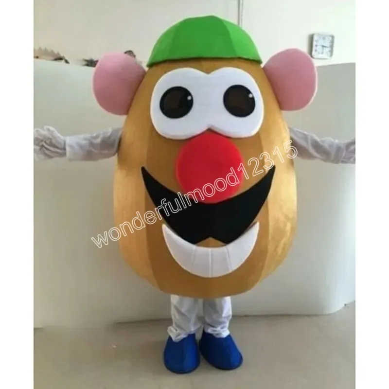 Potato Mascot Costumes Carnival Hallowen Gifts Unisex Adults Fancy Party Games Outfit Holiday Outdoor Advertising Outfit Suit