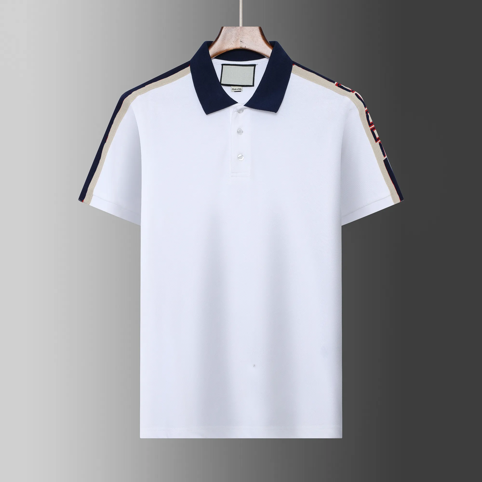 Mens Designer Polo Polo Tirts Luxury Polos Casual Mens T Shirt Snake Bee رسالة طباعة تطريز