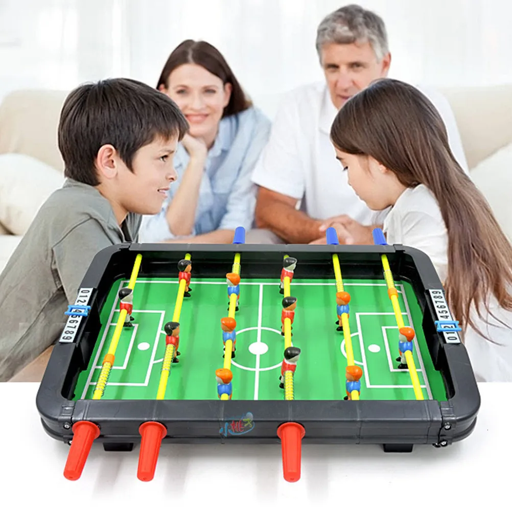 Foosball Foosball Table Game Football Tabletop Soccer Kids Mini Sportshand Toys Dest Duty Heavy Desktop Set Outdoor 230617