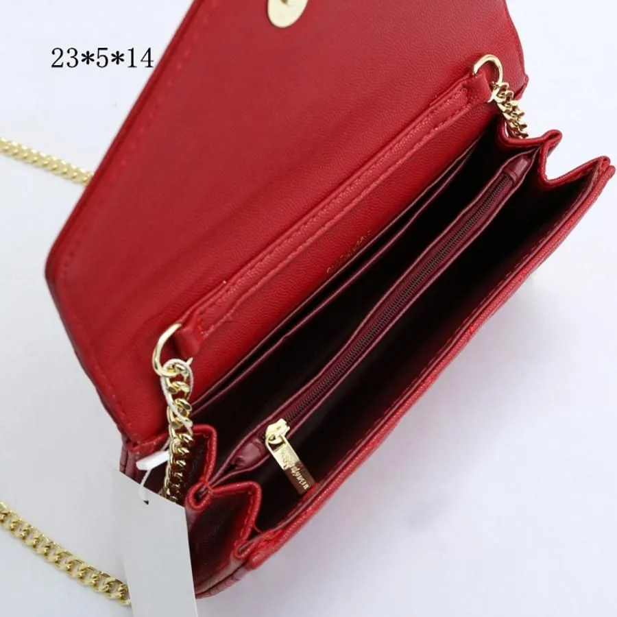 Luxury Designer Classic Evening Bags Wallets Golden Chain Shoulder Bag With Six Colors Handbag Ladies Cross Body Fashion Messenger Clutch Y2068