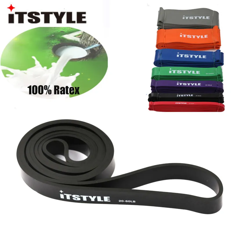 Resistance Bands 41" 208cm Natural Latex Rubber Loop Gym Expander Strengthen Trainning Power Fitness Pull Up Elastic Band 230617