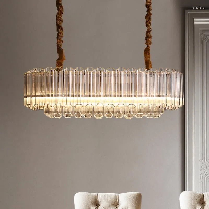 Pendant Lamps Splendid Crystal Living Room Chandelier Post-Modern Simple Home Bedroom Light Personality Affordable Luxury Restaurant