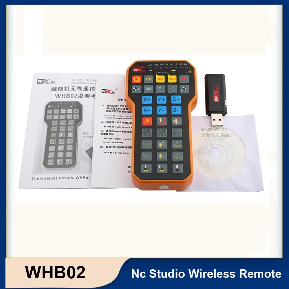 Контроллер NCStudio беспроводной дистанционное управление ручкой NC Studio USB DSP CNC Melling Hine Hine Hine XHC WHB02 Ручка