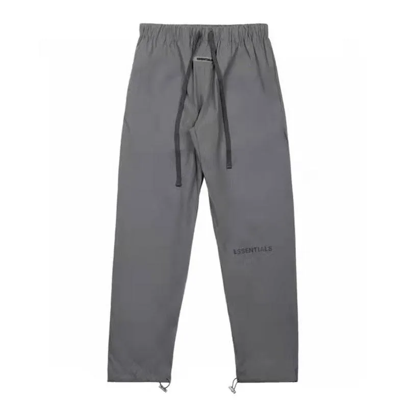 Pants New Fog Essentials Shorts Män kvinnor 1: 1 Topquality Breechtle Drawstring Colorful Ribbon Essentials joggerbyxor Sweatpants