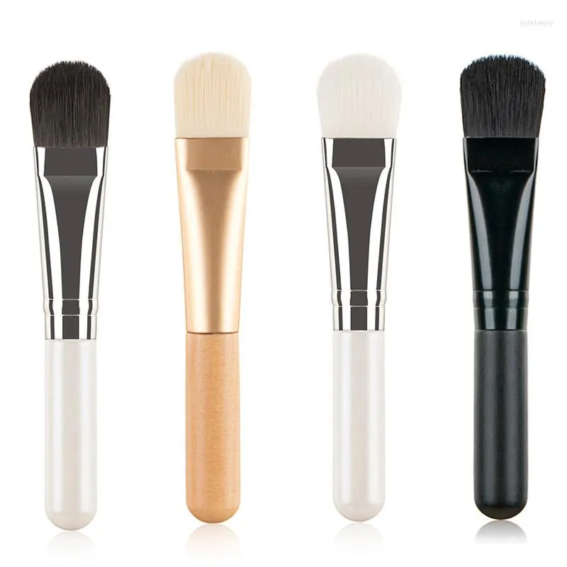 Makeup Brushes Face Mask Brush Foundation Applicator BB Cream Blender concealer Flat Soft Hårhårvård Skönhet Kosmetiska verktyg