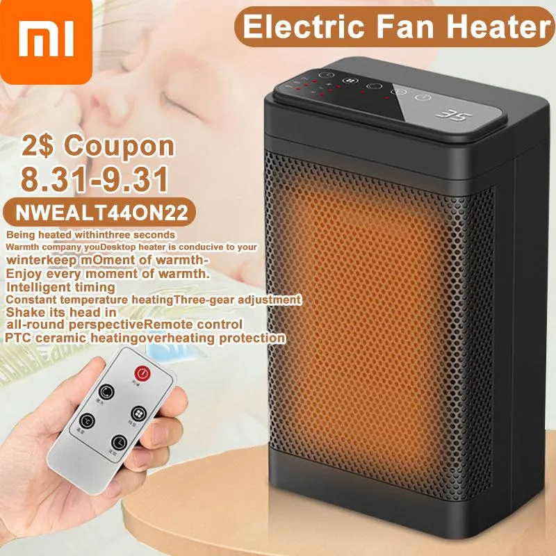 Verwarming Xiaomi Elektrische verwarmingsruimte Verwarmingskachel Mini Home Radiator Remote Air Hine Room Circulatie Winter opwarming ventilatorverwarming